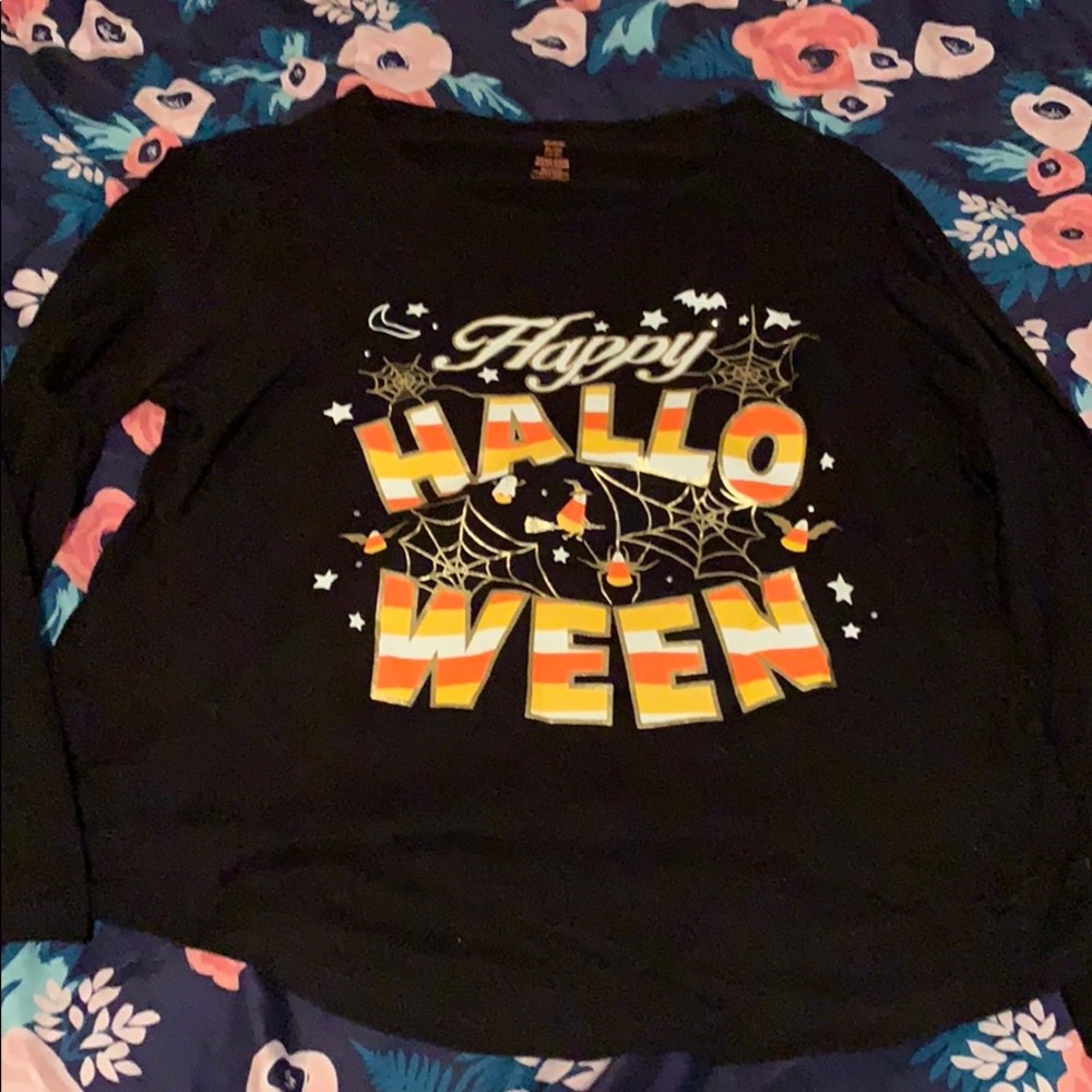 Long sleeve Halloween shirt.